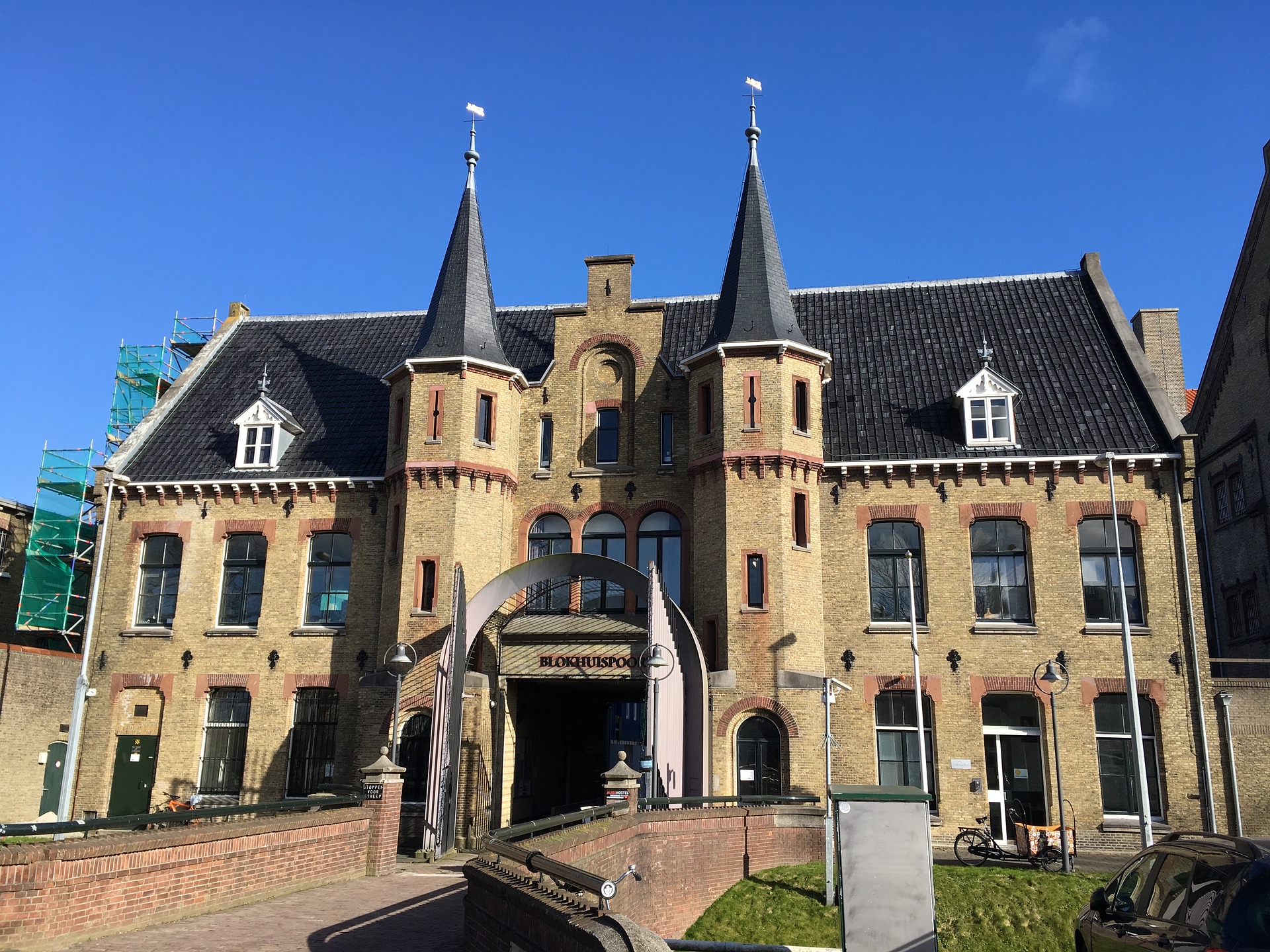 Niederlande altes historisches Gebäude in Leeuwarden
