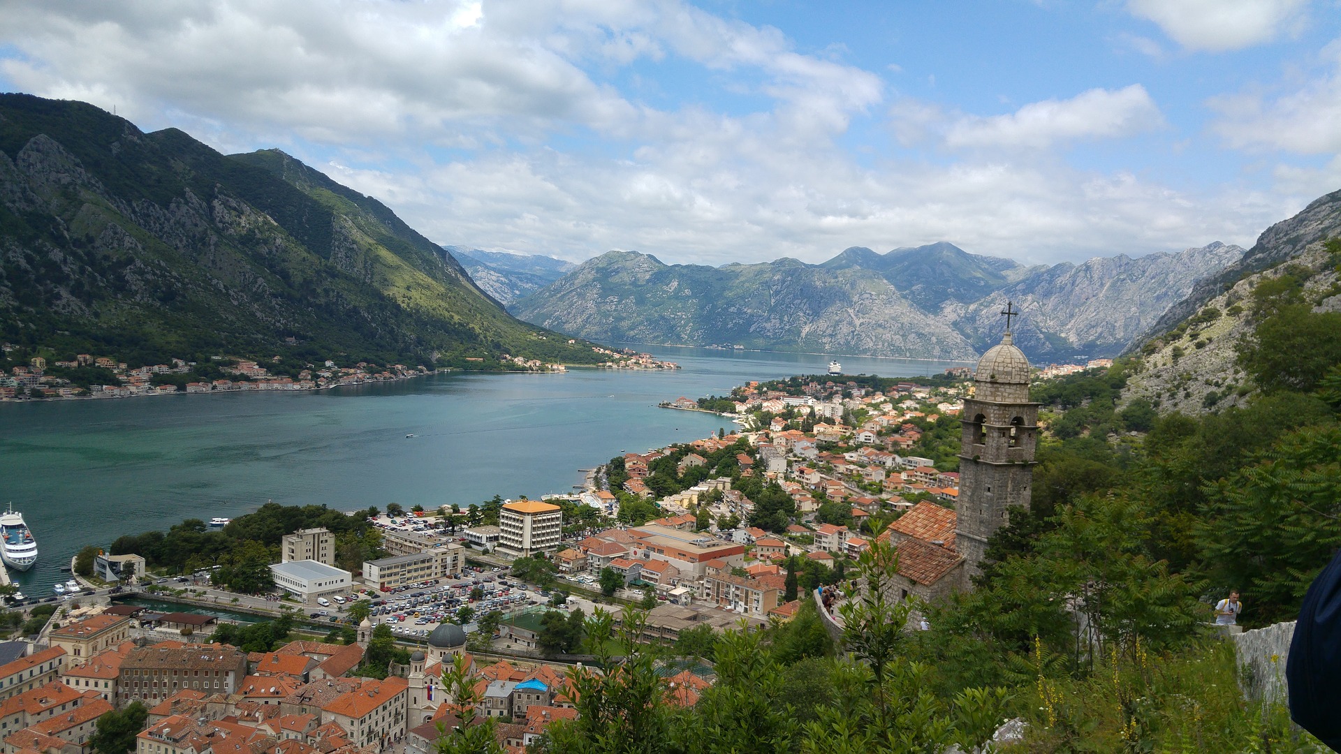 Montenegro Fjord Wasser Berge