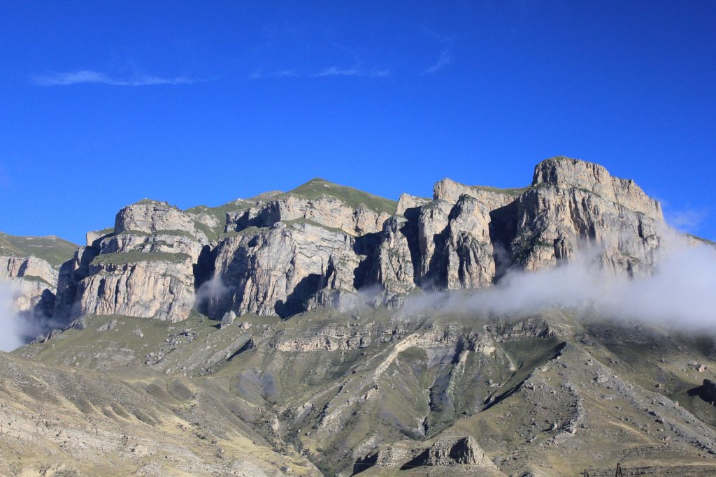 Reise Kaukasus Berge Felsen