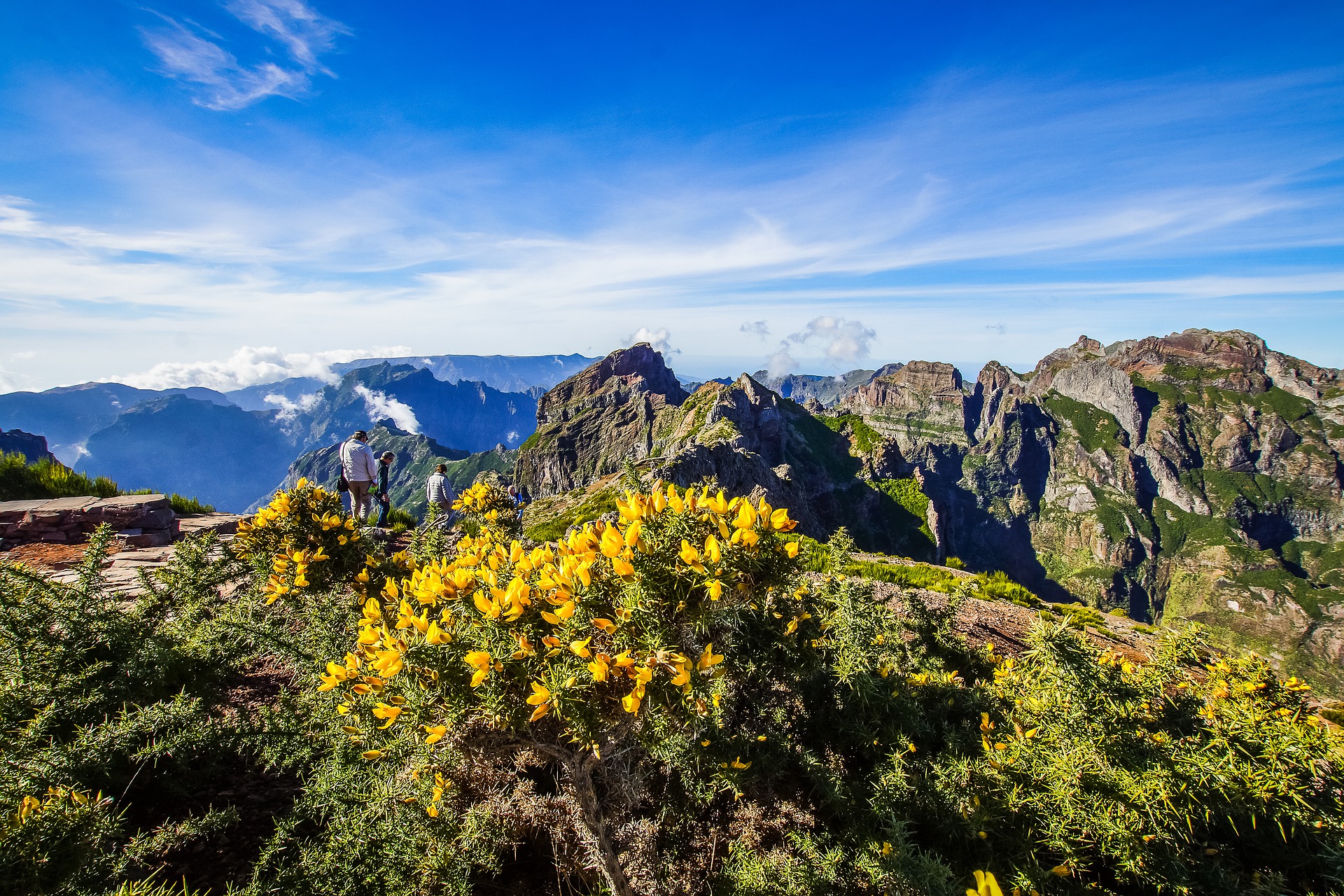 Blick auf felsige Küste von Madeira