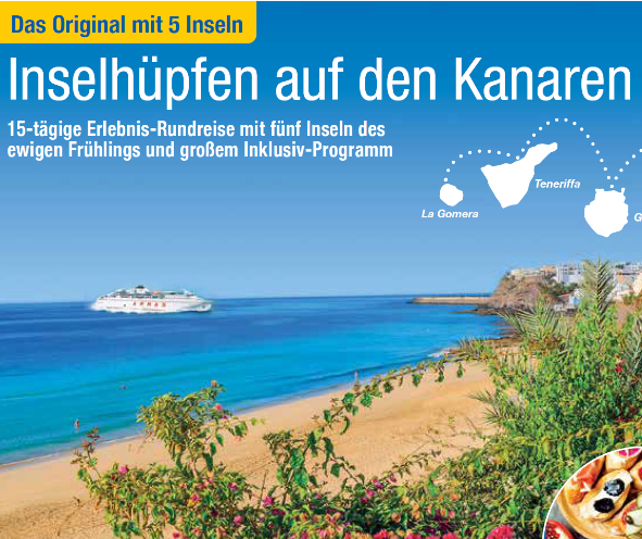 Kanaren trendtours Blick auf Meer und Sandküste