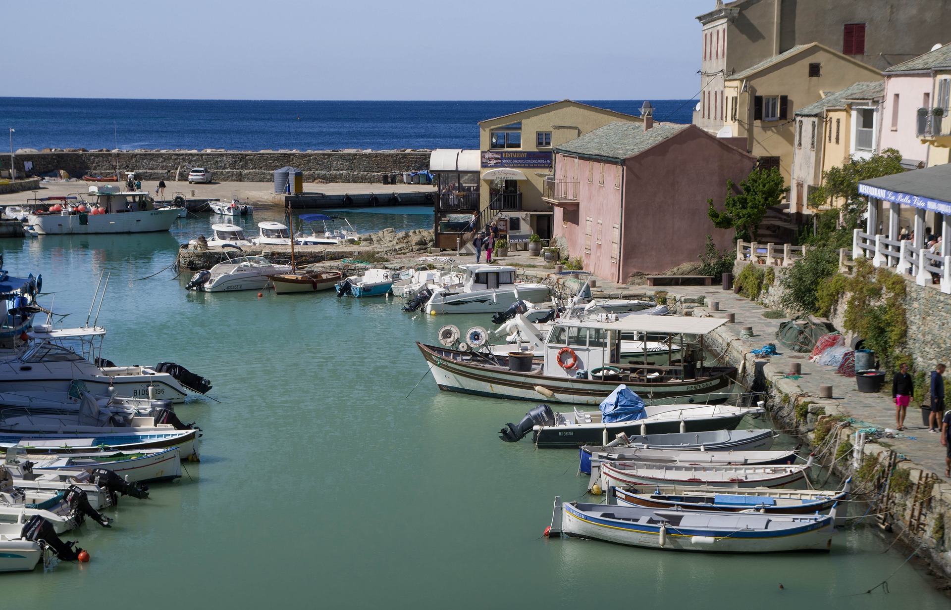 Korsika Hafen Meer