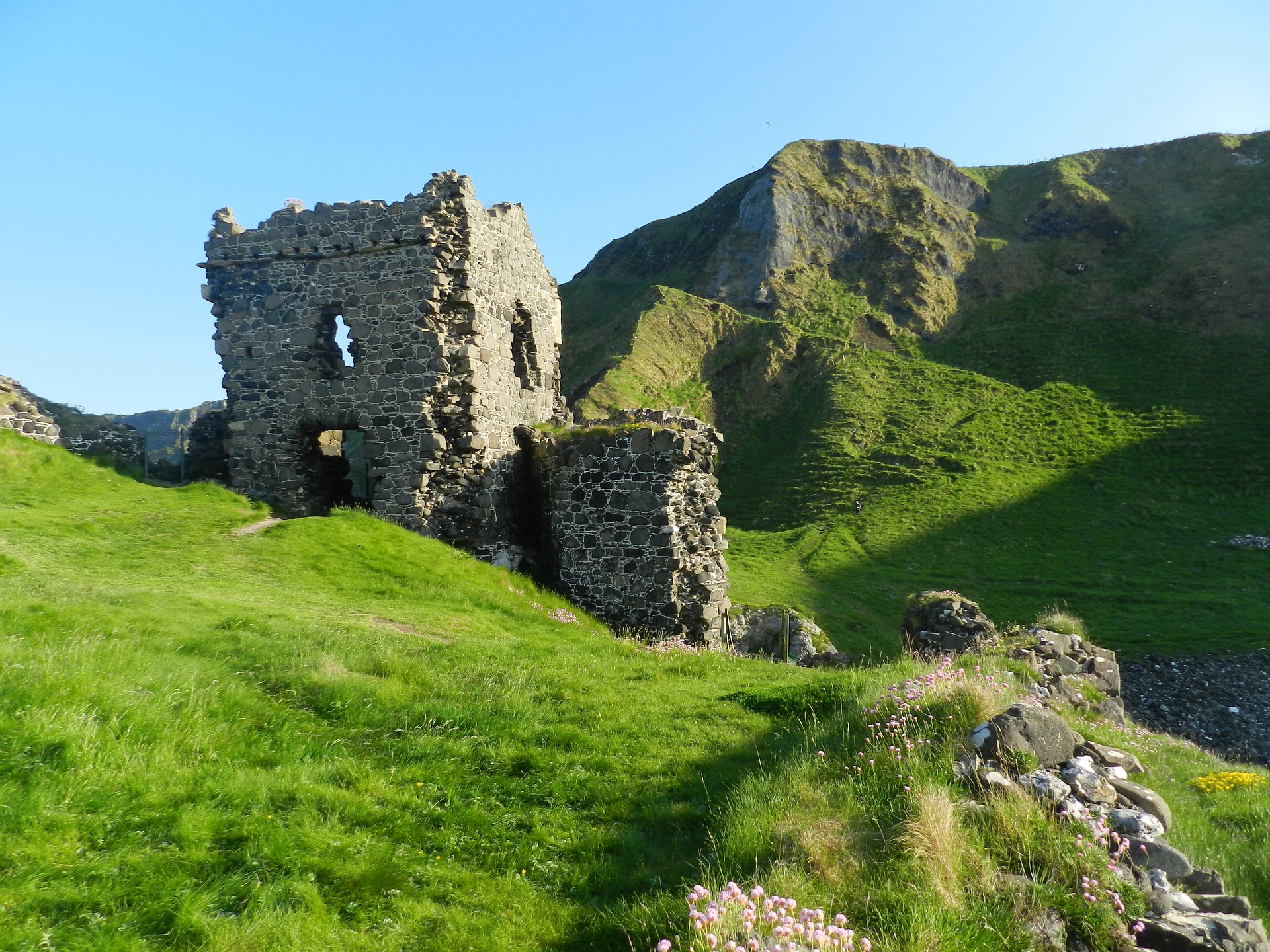 Irland Burg Ruine