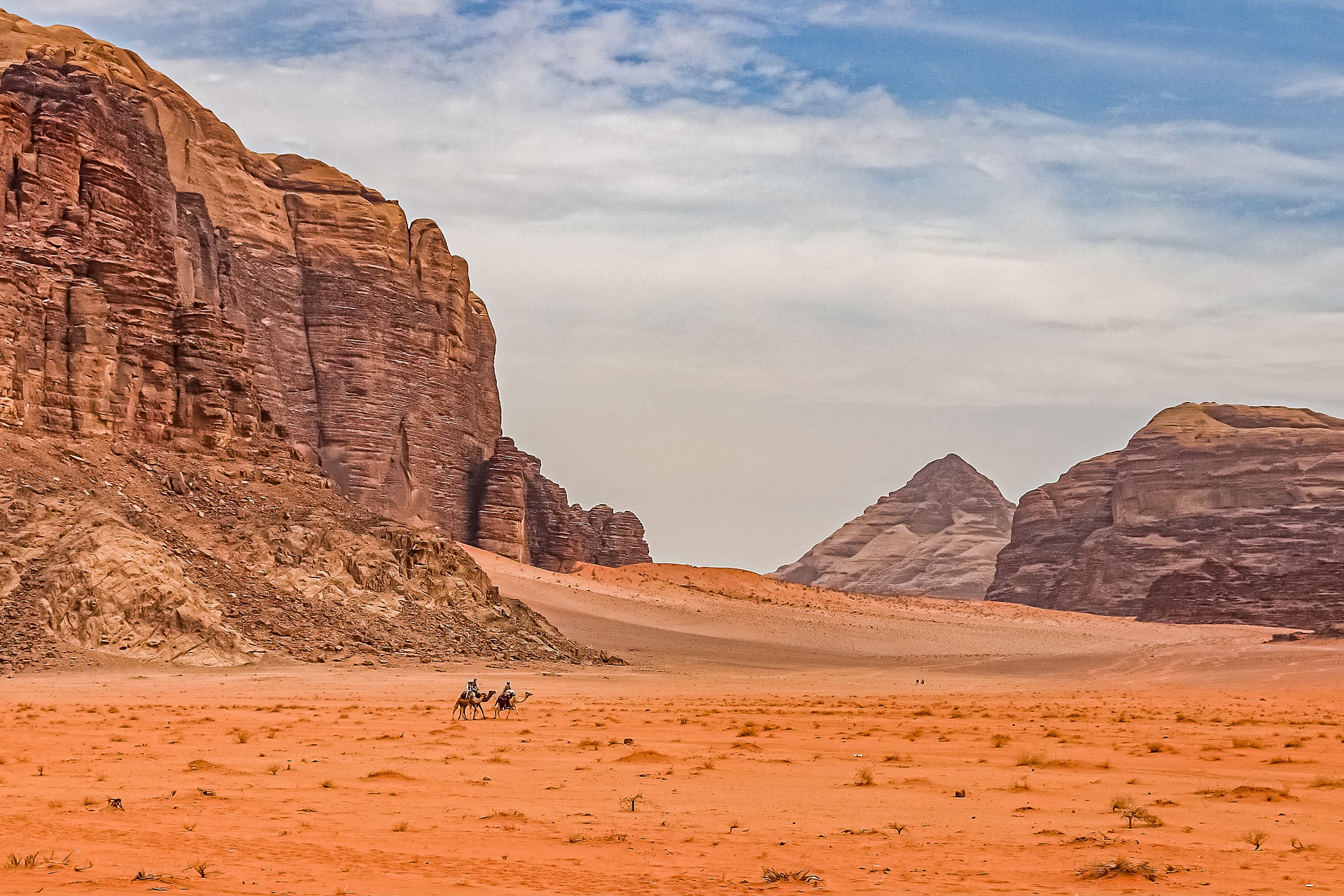 Jordanien Felsen und Wüste