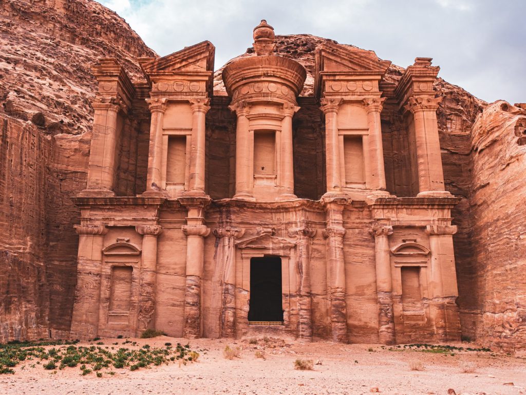 Jordanien Petra Altes Gebäude aus Stein Ruine