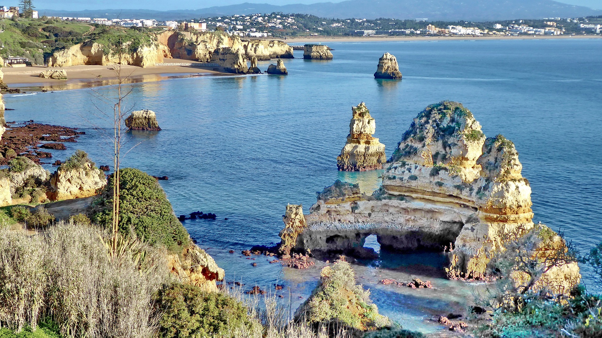 Portugal Steine Felsen im Meer