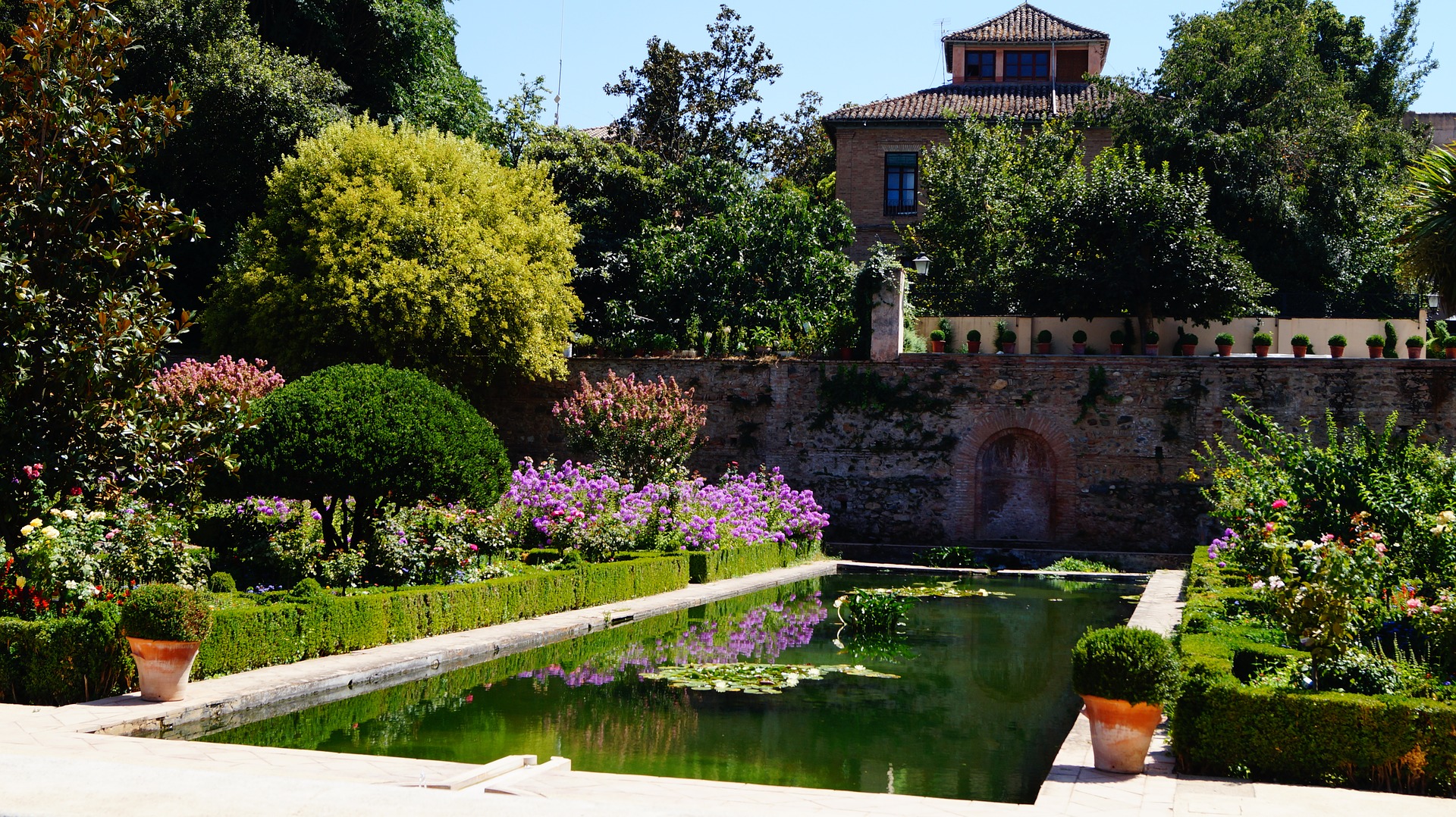 Spanien Garten und Pflanzen