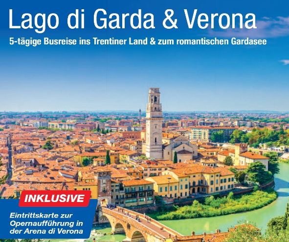 trendtours Prospekt Gardasee Verona Stadt Gebäude