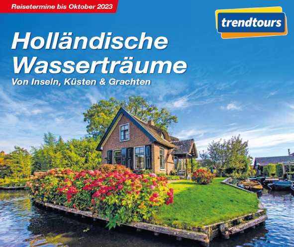 Holland Blumen Rasen Haus