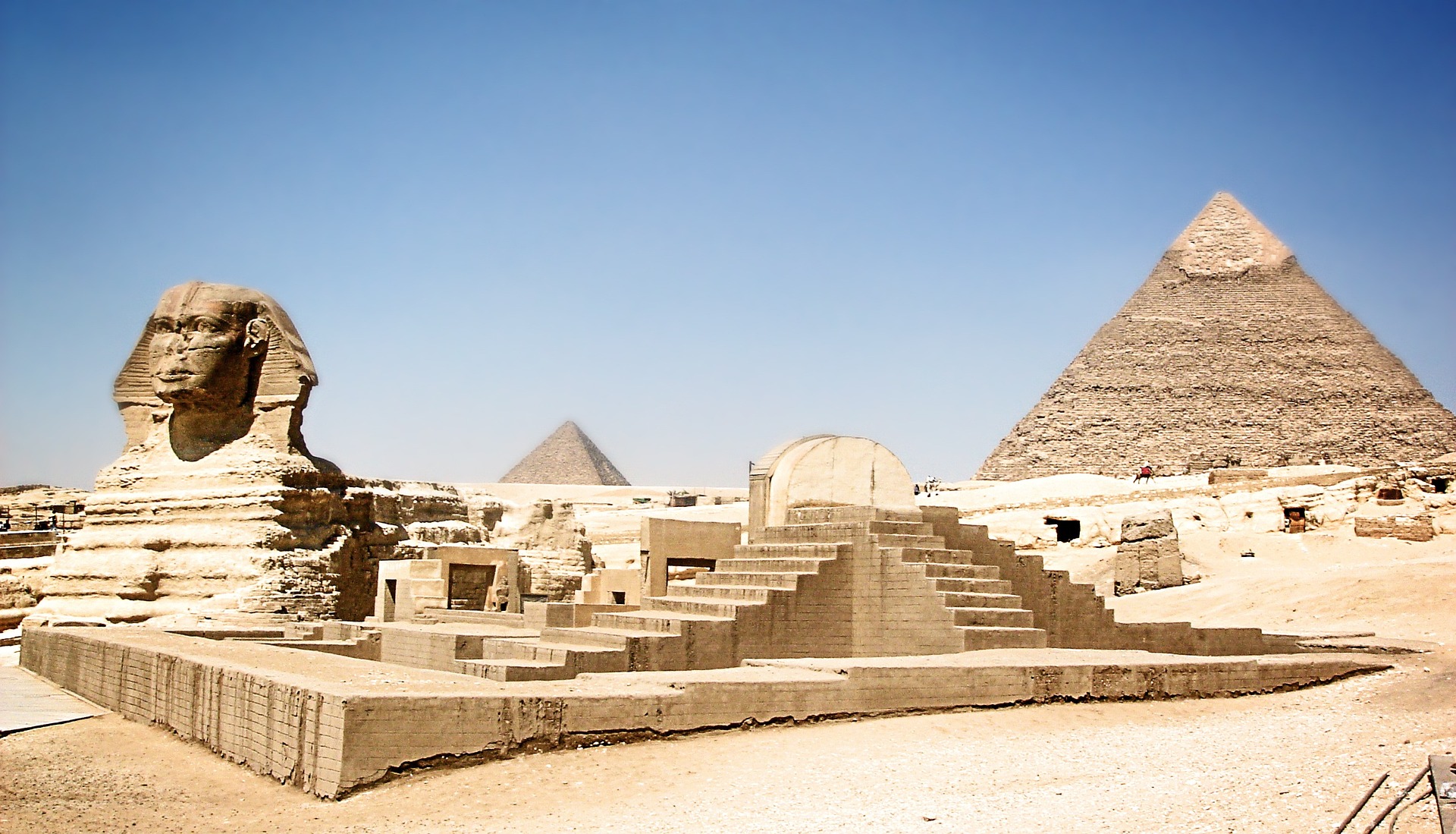 Ägypten Pyramide Treppe